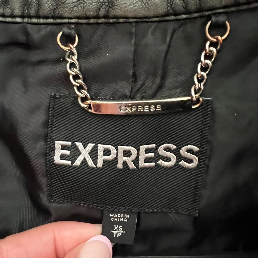 Express leather jacket